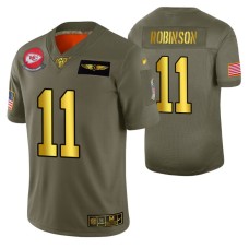 NFL 100th Season Kansas City Chiefs Demarcus Robinson Men 2019 Salute to Service Jersey