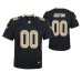 Youth New Orleans Saints #00 Custom Black Nike Team Color Game Jersey