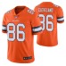 Men Denver Broncos Tyrie Cleveland 2020 NFL Draft Orange Color Rush Limited Jersey