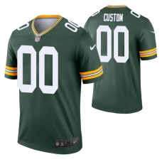 Men Custom #00 Green Bay Packers Green Legend Jersey