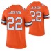 Men No. 22 Kareem Jackson Denver Broncos Orange Color Rush Legend Jersey