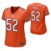 Women Chicago Bears #52 Khalil Mack Orange Nike Game Jersey