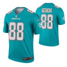 Men Mike Gesicki #88 Miami Dolphins Aqua Legend Jersey