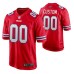 Buffalo Bills Custom #00 Game Red Alternate Jersey