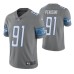 Men Detroit Lions John Penisini 2020 NFL Draft Grey Vapor Color Rush Limited Jersey