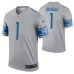 Men Jeff Okudah Detroit Lions Jersey Gray Inverted Legend