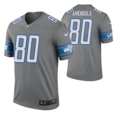 Detroit Lions Danny Amendola Women Steel Color Rush Legend Jersey