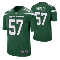 Men New York Jets #57 C.J. Mosley Nike Green Player Game Jersey