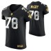 Men New Orleans Saints Erik McCoy Golden Edition Black Elite Jersey