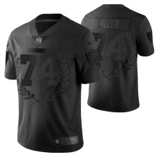 Las Vegas Raiders #74 Kolton Miller Vapor Limited Black Jersey