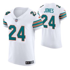 Miami Dolphins No. 24 Byron Jones Vapor Elite White Jersey