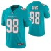 Dolphins Raekwon Davis 2020 NFL Draft Aqua Jersey Vapor Limited