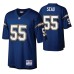 Men Los Angeles Chargers #55 Junior Seau Legacy Replica Navy Jersey