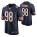 Men Chicago Bears #98 Bilal Nichols Navy Nike Game Jersey