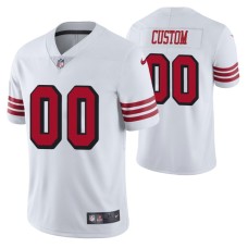 Men San Francisco 49ers #00 Custom White Nike color rush Limited Jersey