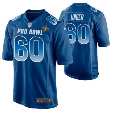 Men NFC New Orleans Saints Max Unger 2019 Pro Bowl Nike Game Jersey Royal