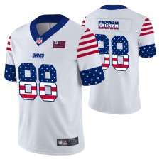 New York Giants Evan Engram White Independence Day Vapor Limited Jersey