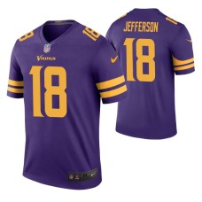 Justin Jefferson Minnesota Vikings Purple Color Rush Legend Jersey