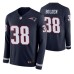 Navy New England Patriots Brandon Bolden Therma Long Sleeve Men Jersey