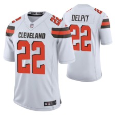 Browns Grant Delpit 2020 NFL Draft White Jersey Vapor Limited