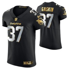 Miami Dolphins Myles Gaskin #37 Golden Edition Black Elite Jersey