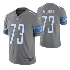 Men Detroit Lions Jonah Jackson 2020 NFL Draft Grey Vapor Color Rush Limited Jersey