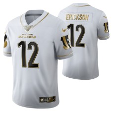 Cincinnati Bengals Alex Erickson 100th Season Jersey White Vapor Limited Golden Edition