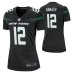 New York Jets #12 Joe Namath Nike Black Women Player Game Jersey