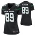 New York Jets #89 Chris Herndon Nike Black Women Player Game Jersey