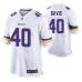 Minnesota Vikings Todd Davis #40 Game White Jersey