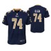 Youth Los Angeles Rams #74 Merlin Olsen Navy Nike Team Color Game Jersey