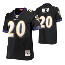 Women Baltimore Ravens Ed Reed Legacy Replica Black Jersey