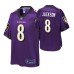 Youth Baltimore Ravens #8 Lamar Jackson Purple Pro Line Jersey