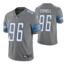 Men Detroit Lions Jashon Cornell 2020 NFL Draft Grey Vapor Color Rush Limited Jersey