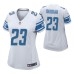 Women Detroit Lions Jeff Okudah #23 White Game Jersey