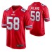 Buffalo Bills Matt Milano #58 Game Red Alternate Jersey