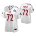 Eric Fisher Kansas City Chiefs White Super Bowl LIV Champions Jersey Women