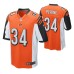 Cincinnati Bengals Samaje Perine #34 Orange Game Jersey