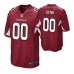 Men Arizona Cardinals #00 Custom Cardinal Nike Game Jersey