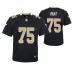 Youth New Orleans Saints #75 Andrus Peat Black Nike Team Color Game Jersey