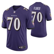 Baltimore Ravens D.J. Fluker Vapor Untouchable Limited Purple Jersey