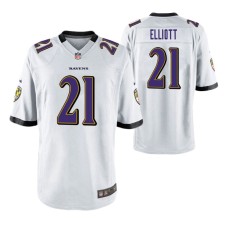 Men Baltimore Ravens #21 DeShon Elliott White Nike Game Jersey