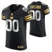 Men New York Giants Custom Golden Edition Black Elite Jersey