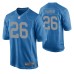 Detroit Lions Duron Harmon Throwback Game #26 Blue Jersey