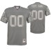 Men San Francisco 49ers Custom Metal Replica Charcoal Jersey