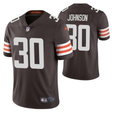 D'Ernest Johnson #30 Vapor Limited Brown Cleveland Browns Jersey