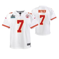 Harrison Butker Kansas City Chiefs Super Bowl LIV Youth White Game Jersey