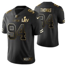 Solomon Thomas San Francisco 49ers Super Bowl LIV Black Vapor Limited Golden Edition Jersey