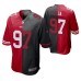 Men San Francisco 49ers Nick Bosa #97 Split Red Black Two Tone Game Jersey