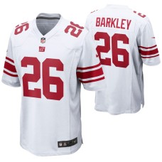 Men New York Giants Saquon Barkley #26 Game White Jersey